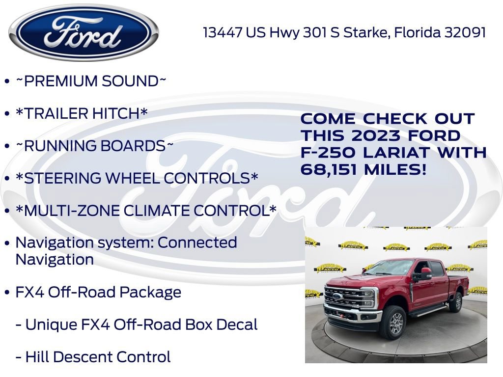 Certified 2023 Ford F250 Lariat w/ FX4 Off-Road Package AWD/4WD image 17