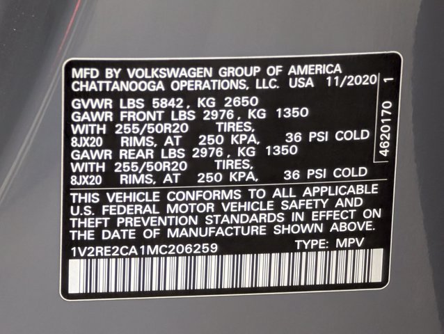 Used 2021 Volkswagen Atlas Cross Sport SE AWD/4WD image 24