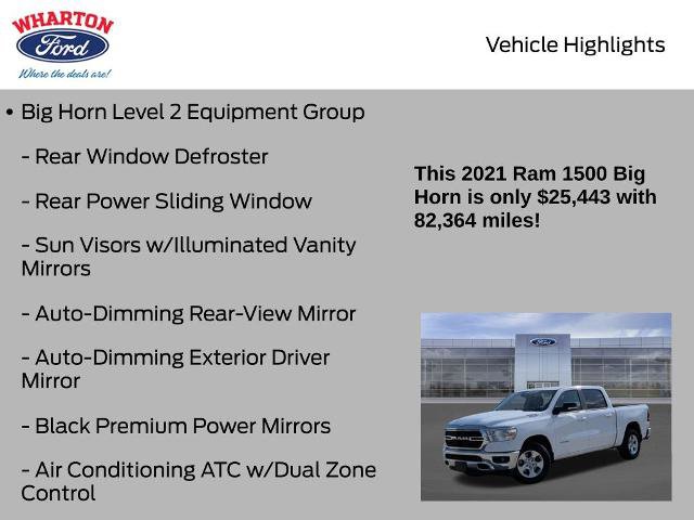 Used 2021 RAM 1500 Big Horn image 11