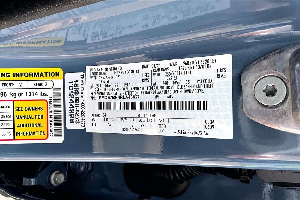Certified 2024 Ford Bronco Big Bend AWD/4WD image 35