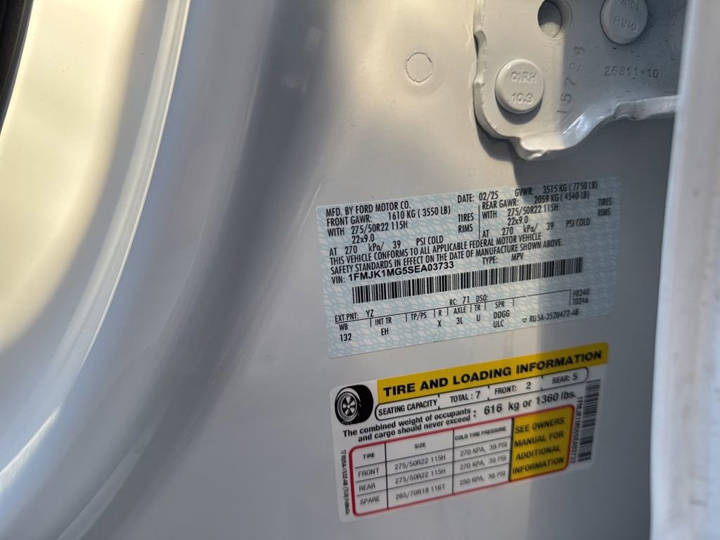 Certified 2025 Ford Expedition Max Platinum w/ Stealth Performance Package image 13