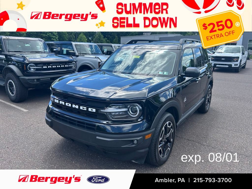 Certified 2023 Ford Bronco Sport Outer Banks w/ Tech Package