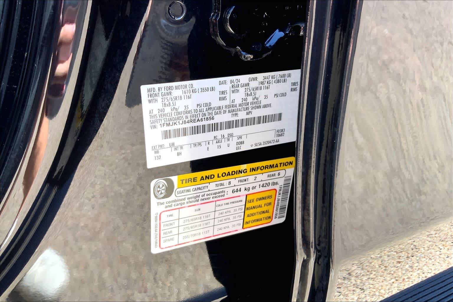 Certified 2024 Ford Expedition Max XLT AWD/4WD image 37
