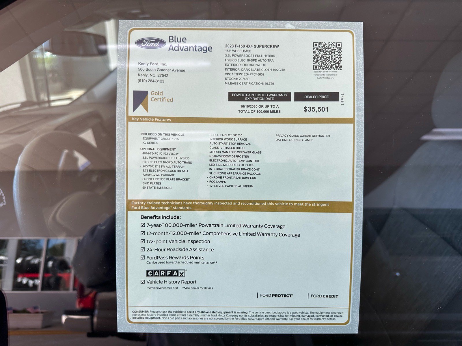 Certified 2023 Ford F150 XL w/ XL Chrome Appearance Package AWD/4WD image 5