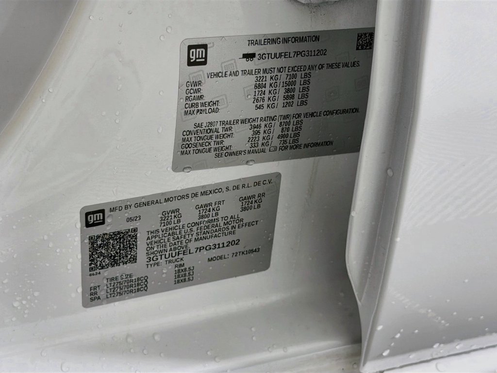 Used 2023 GMC Sierra 1500 AT4X AWD/4WD image 37