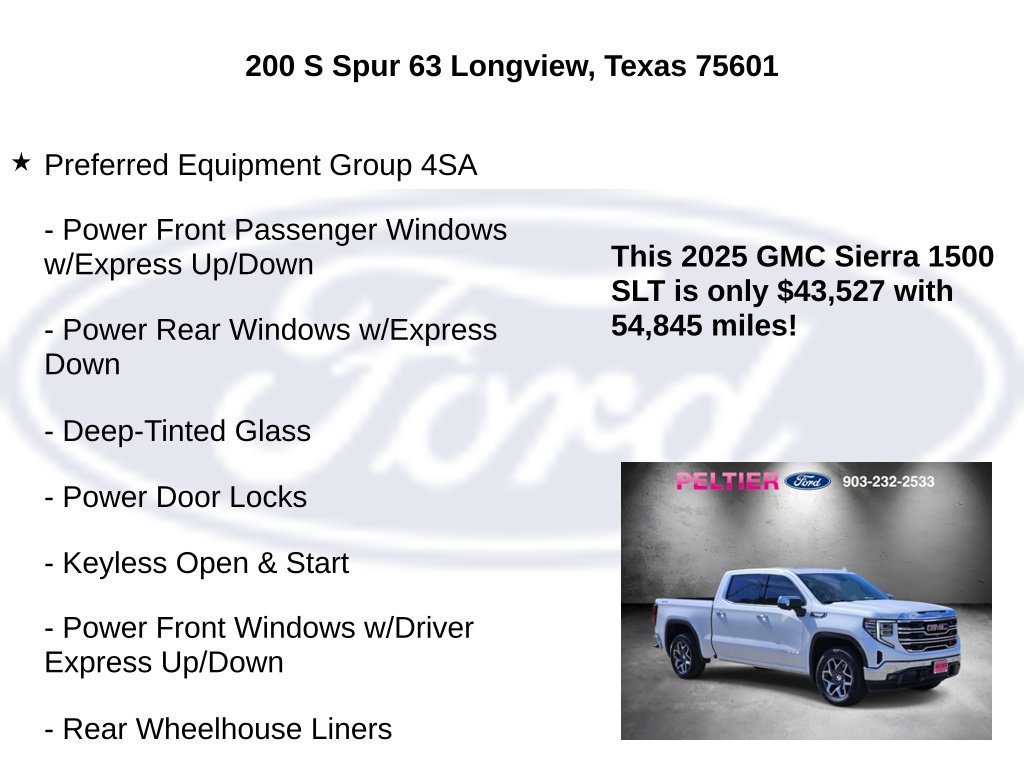 Used 2025 GMC Sierra 1500 SLT AWD/4WD image 5