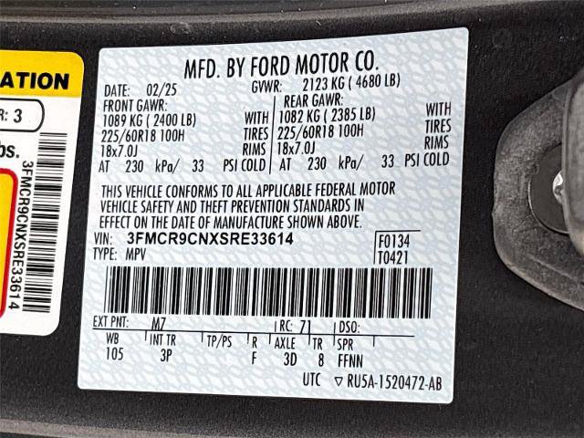 Certified 2025 Ford Bronco Sport Outer Banks w/ Outer Banks Tech Package+ AWD/4WD image 35
