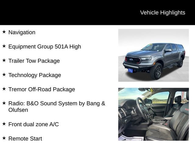 Certified 2021 Ford Ranger Lariat w/ Tremor Off-Road Package image 10