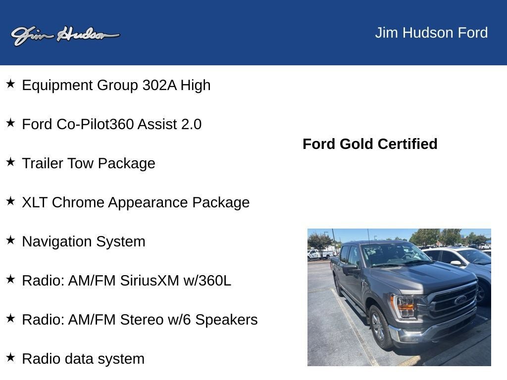 Certified 2021 Ford F150 XLT w/ Equipment Group 302A High AWD/4WD image 10