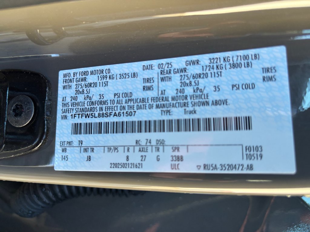 Certified 2025 Ford F150 Lariat w/ Equipment Group 502A High AWD/4WD image 25