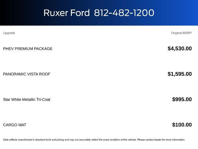 Certified 2025 Ford Escape SE w/ PHEV Premium Package FWD image 3