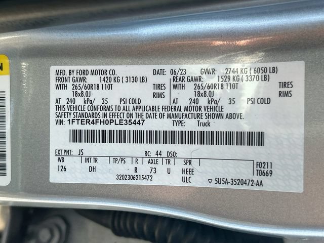 Certified 2023 Ford Ranger 4x4 SuperCrew image 39