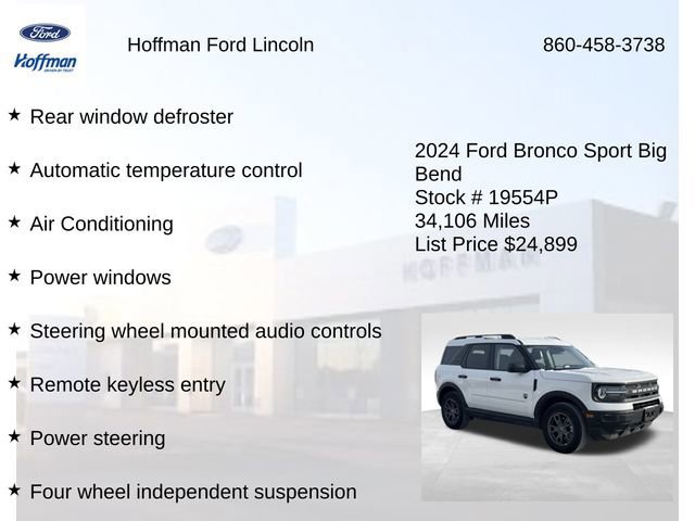 Certified 2024 Ford Bronco Sport Big Bend image 12