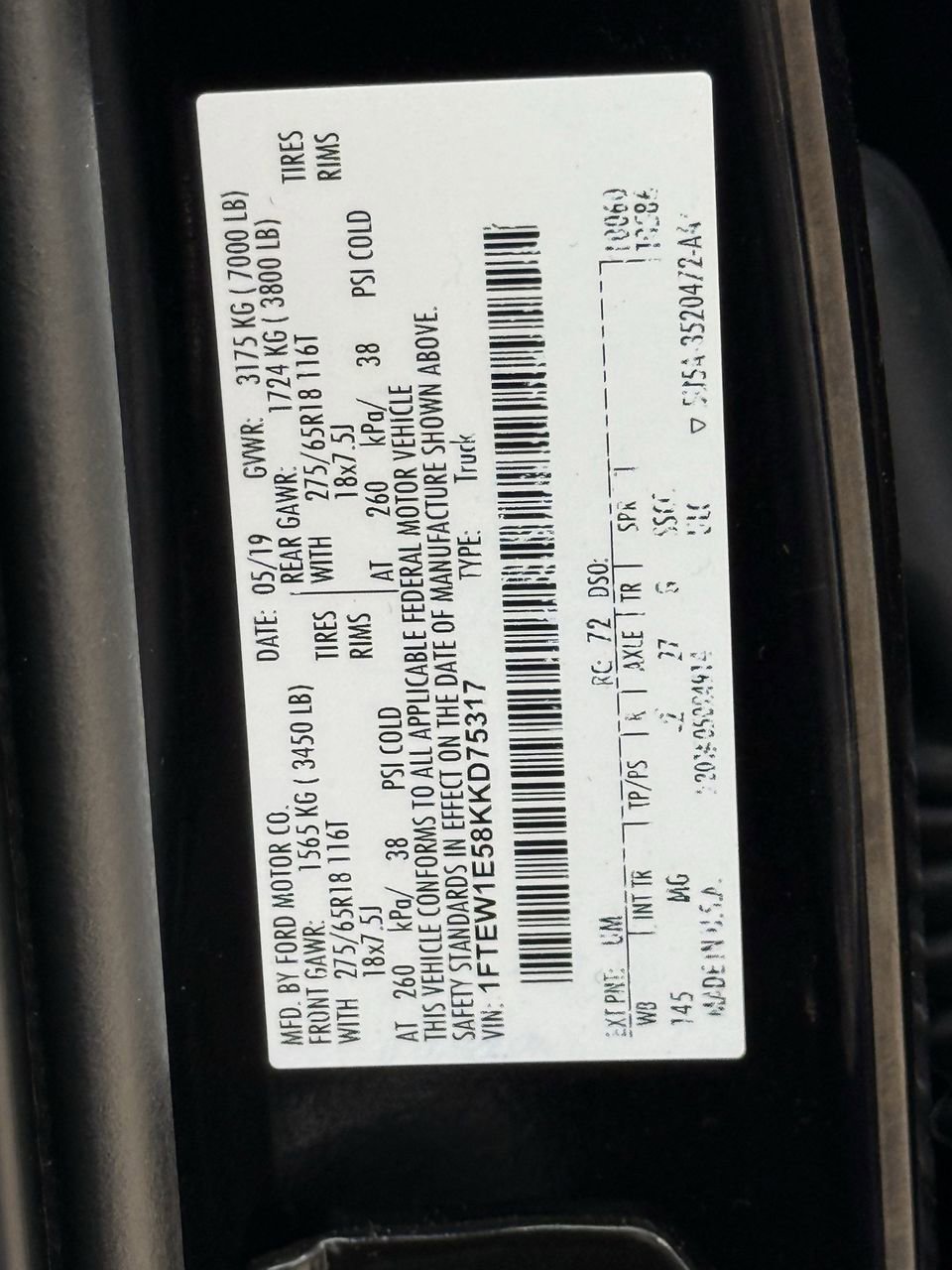 Certified 2019 Ford F150 XLT w/ Equipment Group 302A Luxury AWD/4WD image 28
