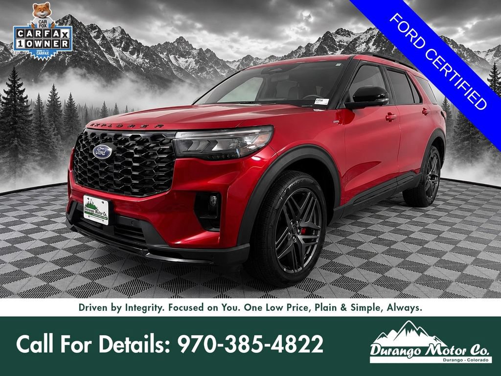Certified 2025 Ford Explorer ST-Line w/ ST-Line Street Pack AWD/4WD image 1