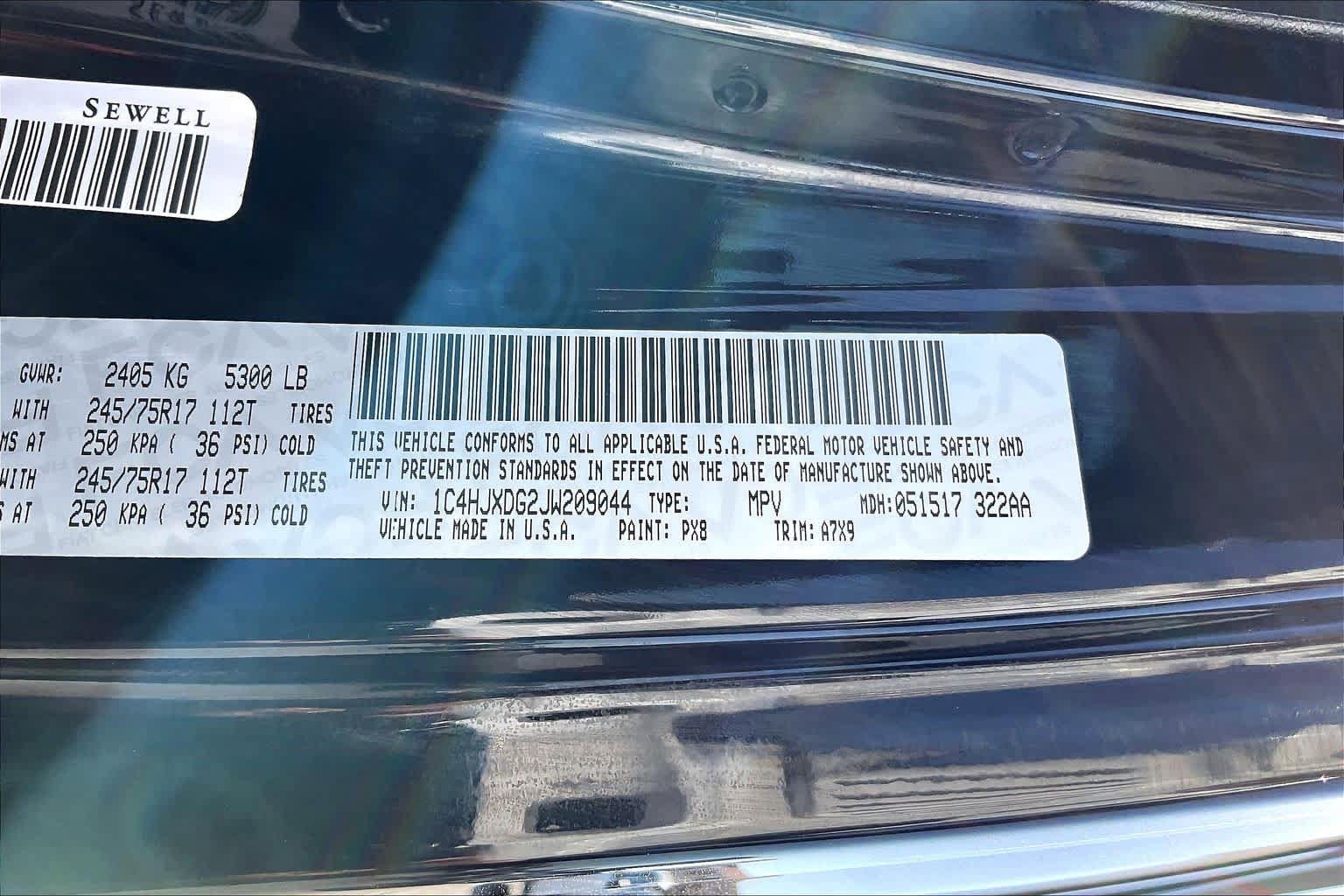 Used 2018 Jeep Wrangler Unlimited Sport S AWD/4WD image 32