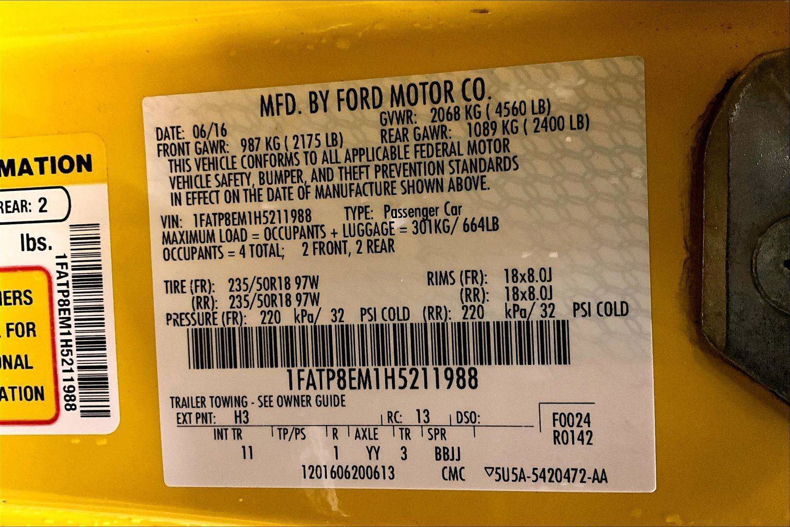 Certified 2017 Ford Mustang Convertible w/ Equipment Group 051A image 32