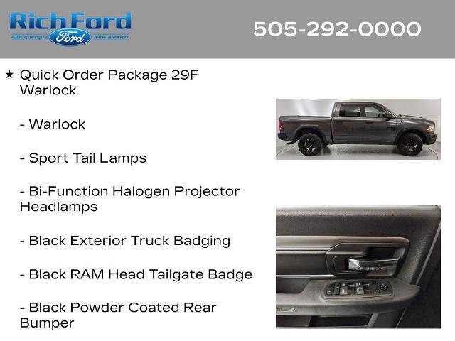 Used 2021 RAM 1500 Classic Warlock w/ Electronics Group image 7