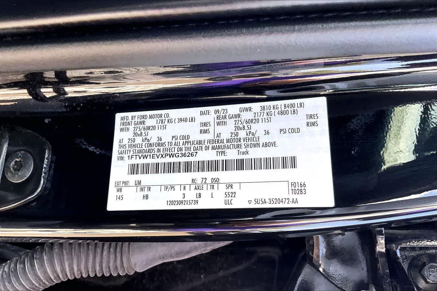 Certified 2023 Ford F150 Lightning Lariat w/ Equipment Group 511A High AWD/4WD image 20