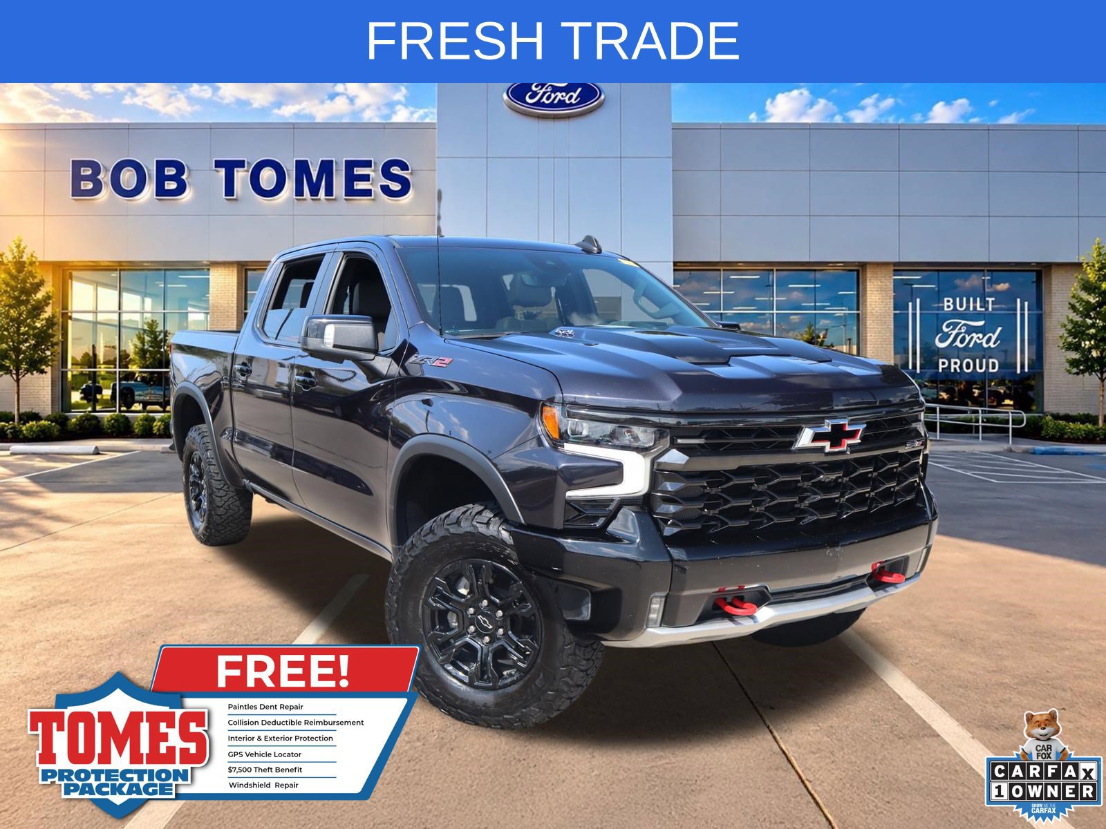 Used 2022 Chevrolet Silverado 1500 ZR2 w/ Technology Package AWD/4WD image 1