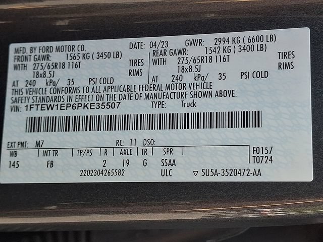 Certified 2023 Ford F150 XLT w/ Equipment Group 302A High AWD/4WD image 29