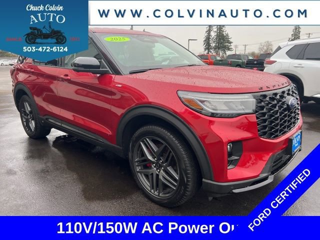 Certified 2025 Ford Explorer ST-Line w/ Premium Package image 1
