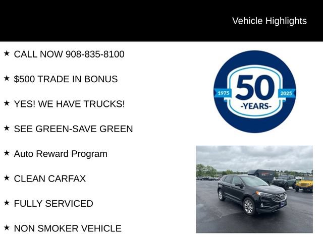 Certified 2022 Ford Edge Titanium w/ Equipment Group 301A AWD/4WD image 5