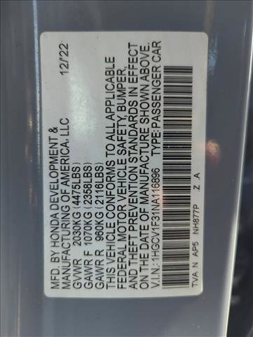 Used 2022 Honda Accord Sport image 22