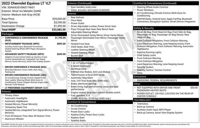 Used 2022 Chevrolet Equinox LT image 38
