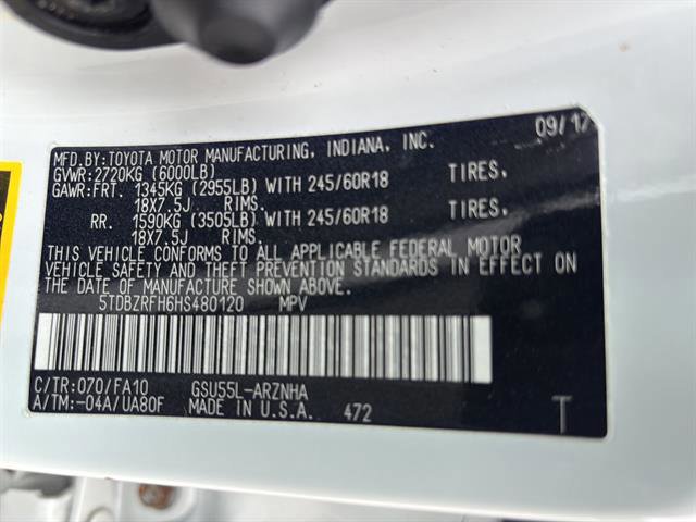 Used 2017 Toyota Highlander Plus w/ Protection Package #3 AWD/4WD image 21