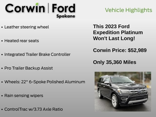 Certified 2023 Ford Expedition Platinum AWD/4WD image 19