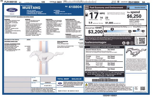 Certified 2024 Ford Mustang GT RWD image 35