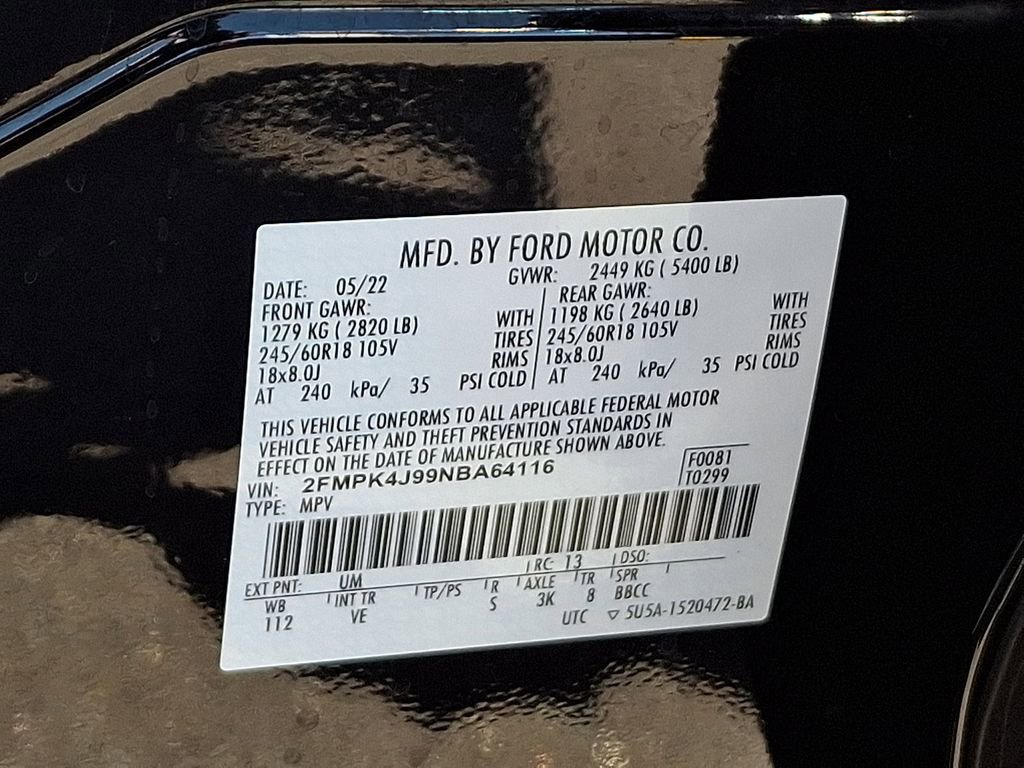 Certified 2022 Ford Edge SEL w/ Convenience Package AWD/4WD image 28