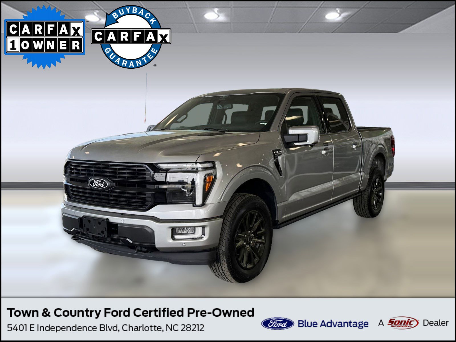 Certified 2025 Ford F150 Platinum w/ Equipment Group 702A High
