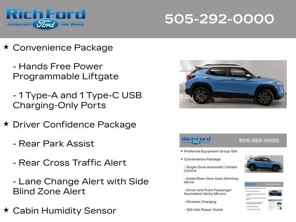 Used 2025 Chevrolet TrailBlazer ACTIV w/ Convenience Package AWD/4WD image 44