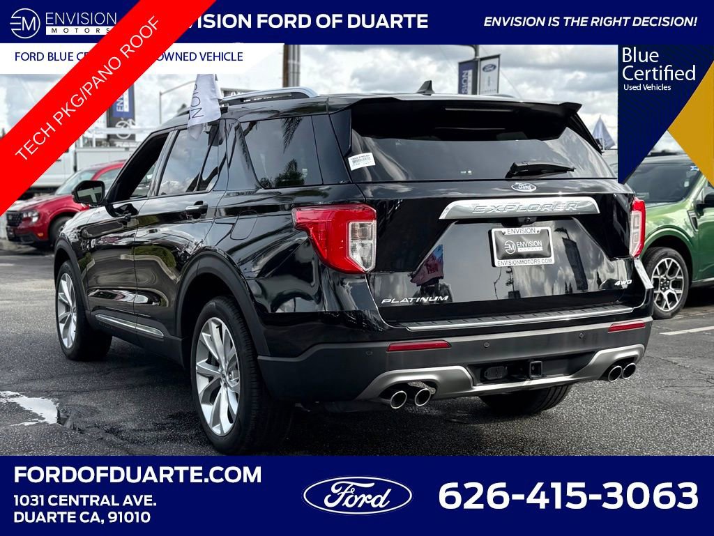 Certified 2023 Ford Explorer Platinum w/ Technology Package AWD/4WD image 3