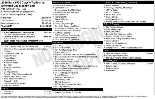 Used 2019 RAM 1500 Tradesman w/ Popular Equipment Group image 52