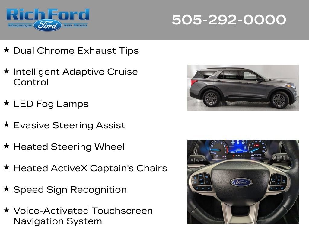 Certified 2024 Ford Explorer XLT w/ Equipment Group 202A RWD image 33