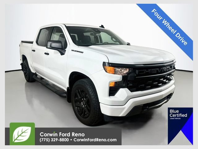 Used 2023 Chevrolet Silverado 1500 Custom w/ LPO, Dark Essentials Package AWD/4WD image 1
