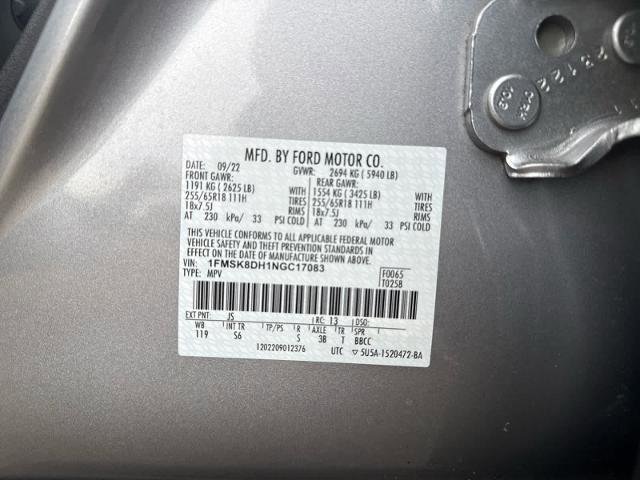 Certified 2022 Ford Explorer XLT w/ Equipment Group 202A image 15