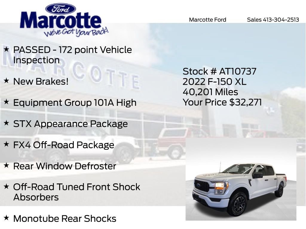 Certified 2022 Ford F150 XL w/ STX Appearance Package image 9