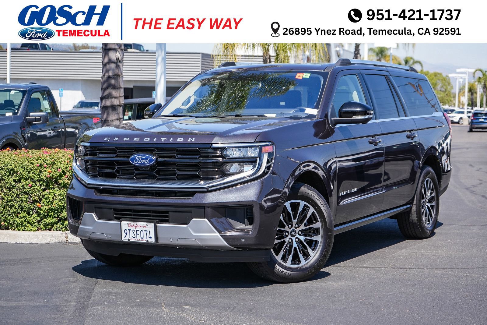 Certified 2025 Ford Expedition Max Platinum