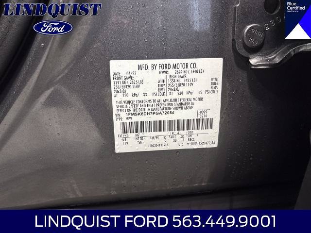 Certified 2023 Ford Explorer XLT w/ Equipment Group 202A AWD/4WD image 17