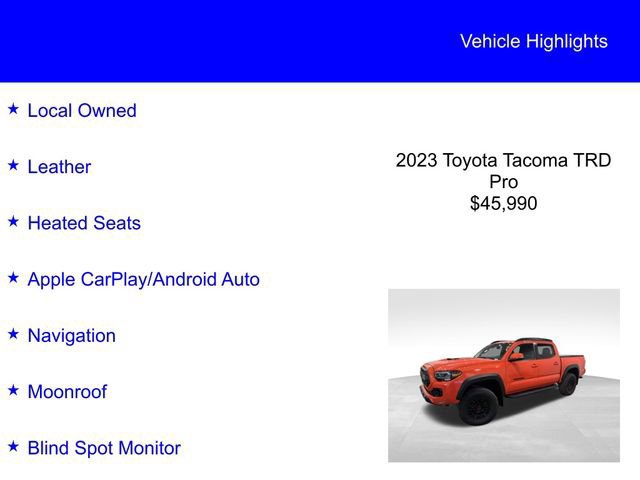 Used 2023 Toyota Tacoma TRD Pro image 3