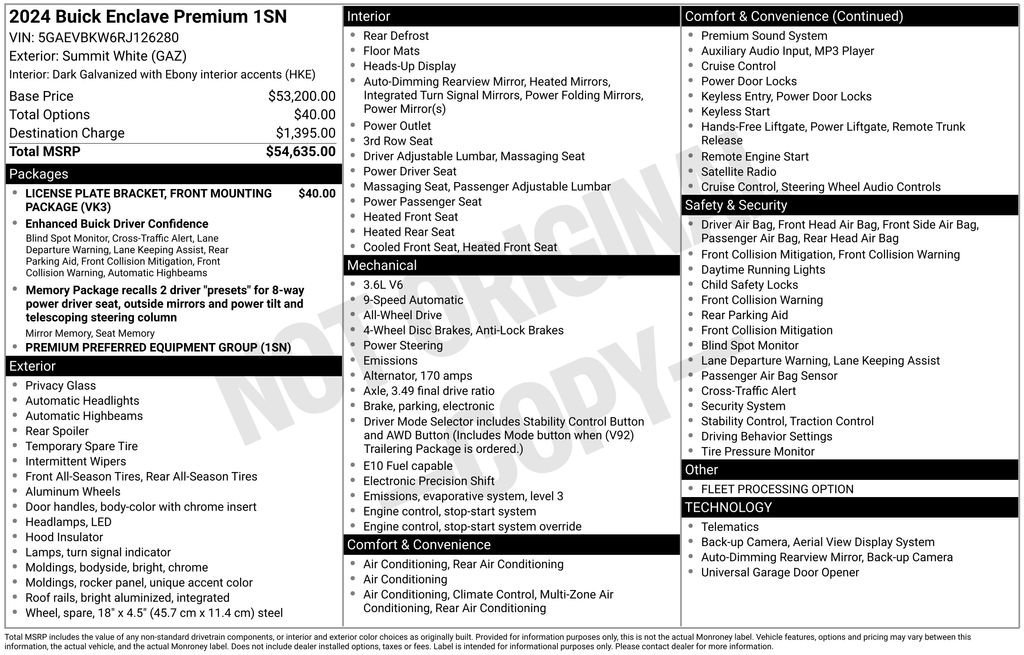 Used 2024 Buick Enclave Premium image 35