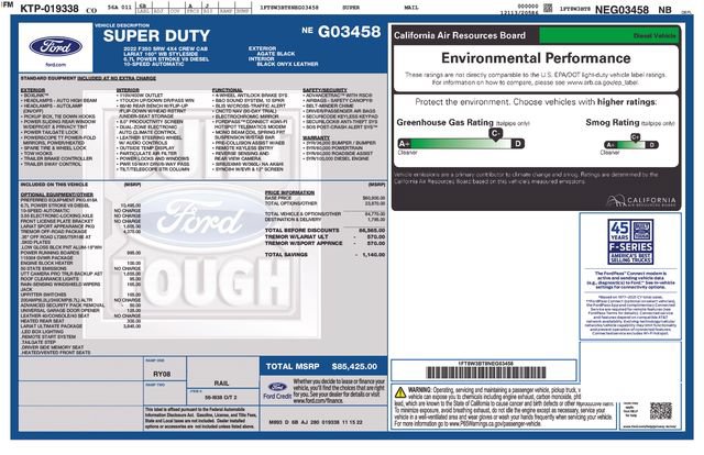 Certified 2022 Ford F350 Lariat w/ Tremor Off-Road Package AWD/4WD image 35