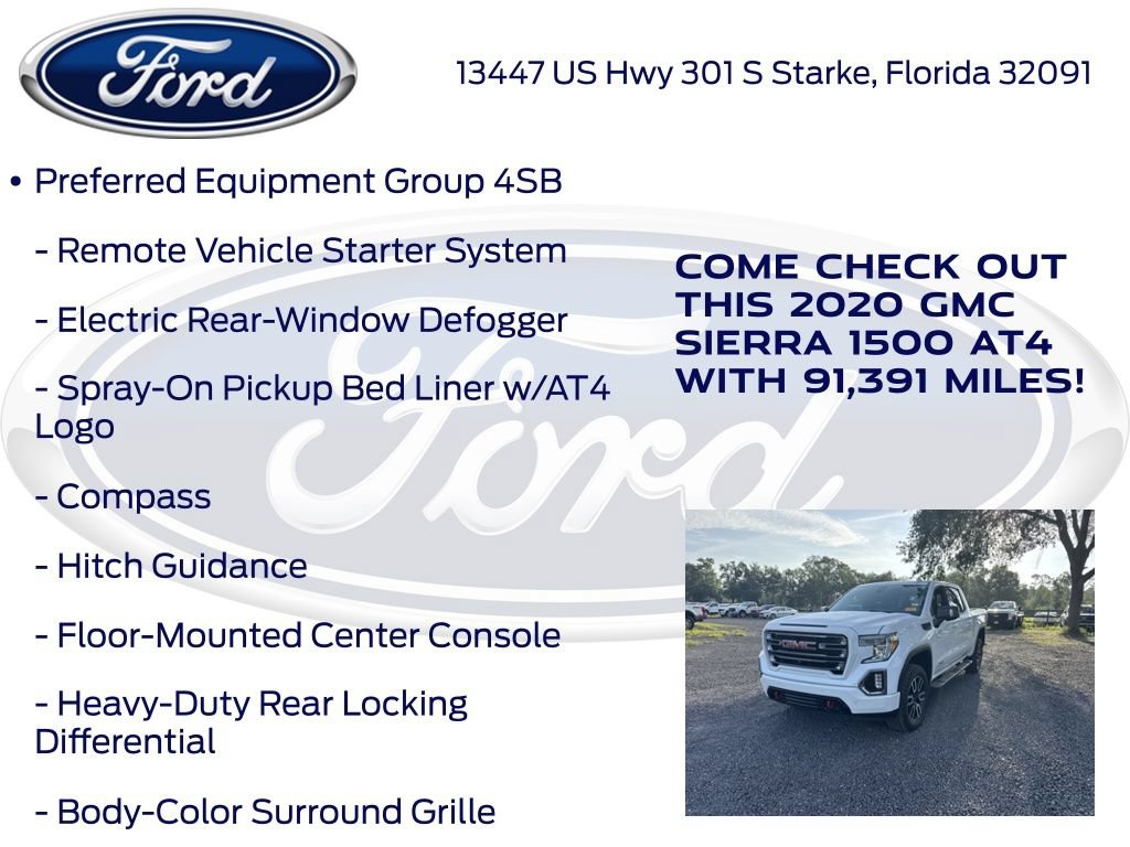 Used 2020 GMC Sierra 1500 AT4 w/ AT4 Premium Package AWD/4WD image 22