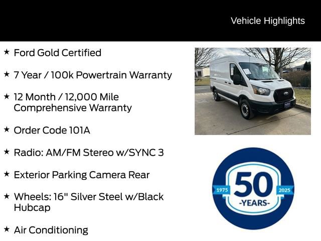 Certified 2023 Ford Transit 250 Medium Roof image 10
