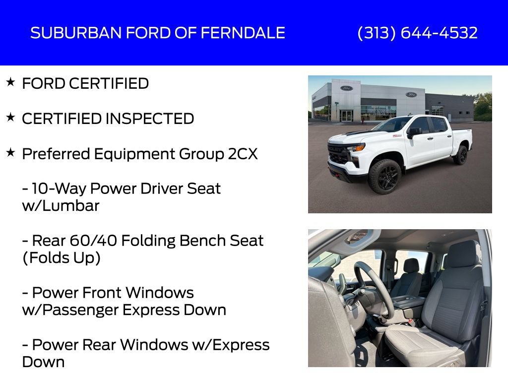 Used 2022 Chevrolet Silverado 1500 Custom Trail Boss AWD/4WD image 4