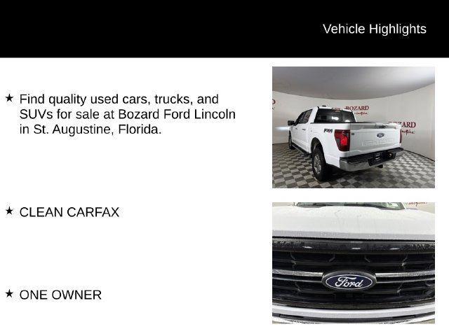 Certified 2024 Ford F150 XLT w/ Equipment Group 302A MID AWD/4WD image 2